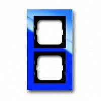 Рамка 2 поста BUSCH-AXCENT, синий |  код. 1754-0-4344 |  ABB